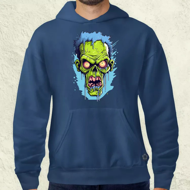 Zombi karikatúra v2 férfi pulóver