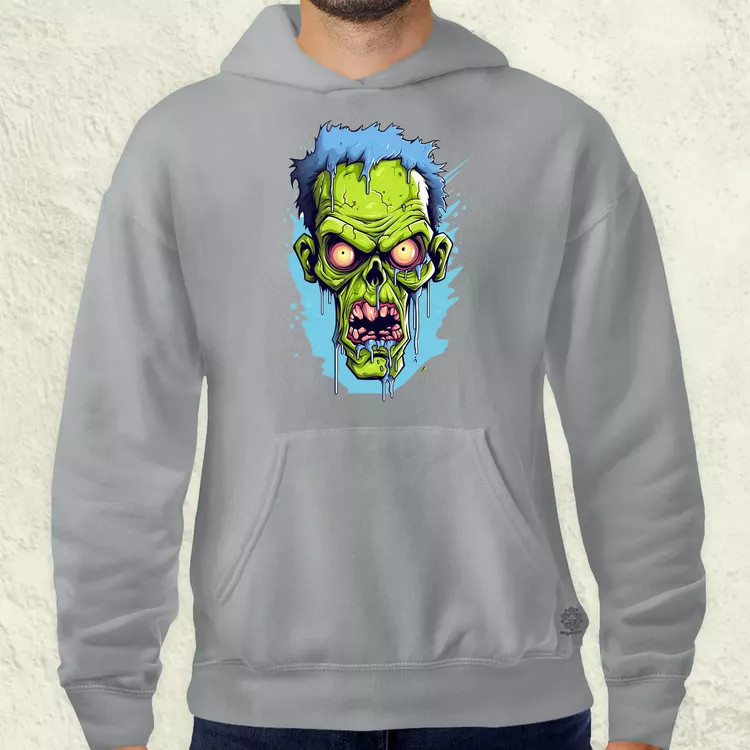 Zombi karikatúra v2 férfi pulóver