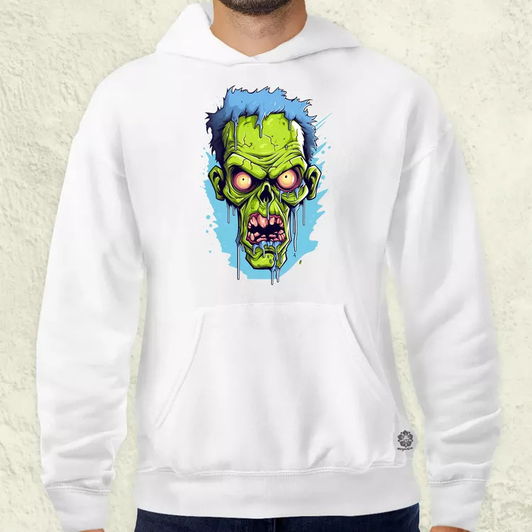 Zombi karikatúra v2 férfi pulóver