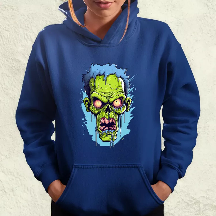 Zombi karikatúra v2 női pulóver