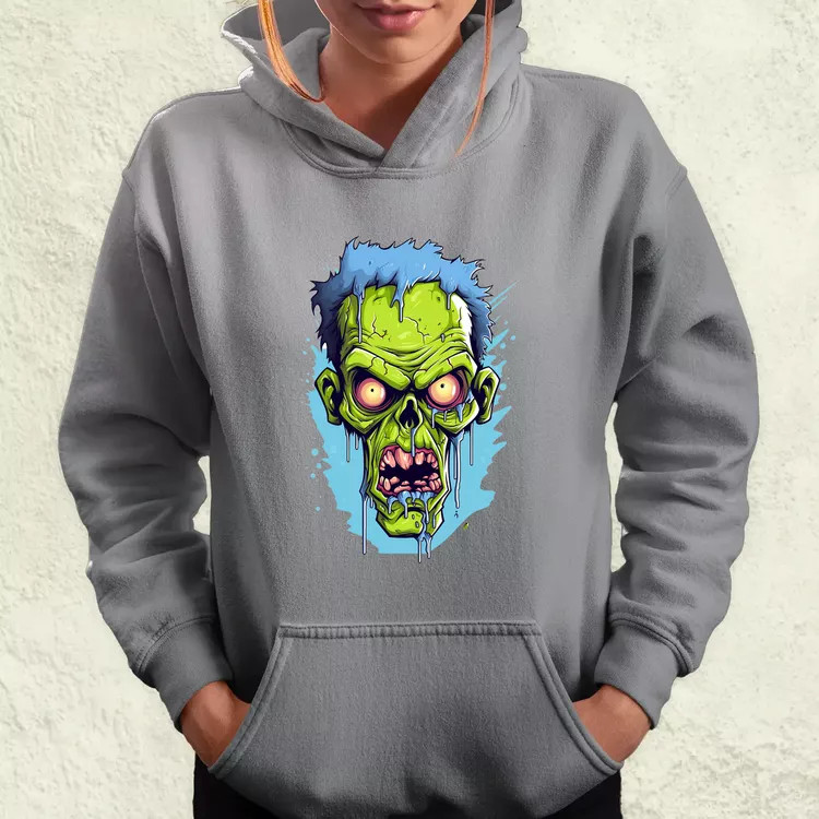 Zombi karikatúra v2 női pulóver