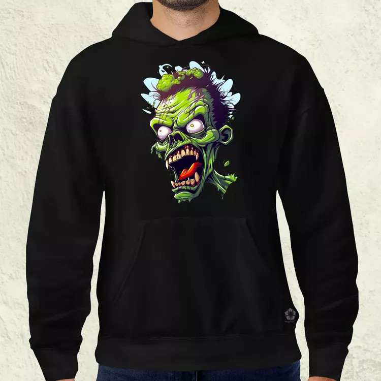 Zombi karikatúra v7 férfi pulóver