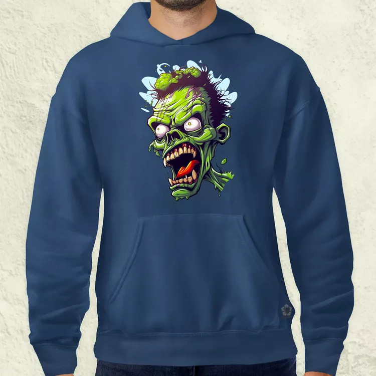 Zombi karikatúra v7 férfi pulóver