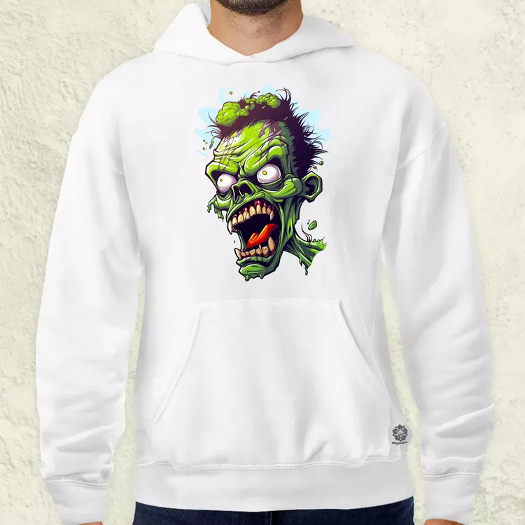 Zombi karikatúra v7 férfi pulóver