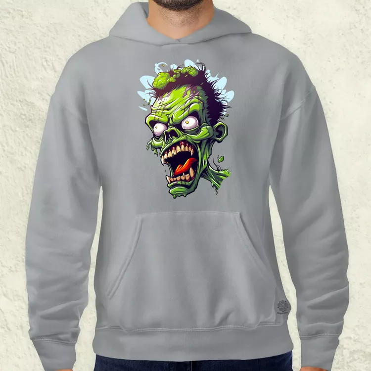 Zombi karikatúra v7 férfi pulóver