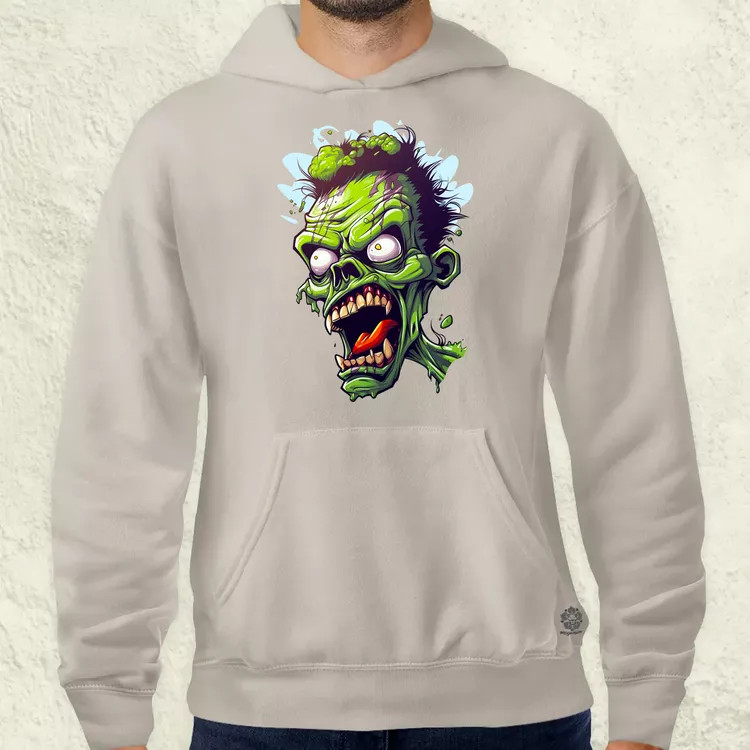 Zombi karikatúra v7 férfi pulóver