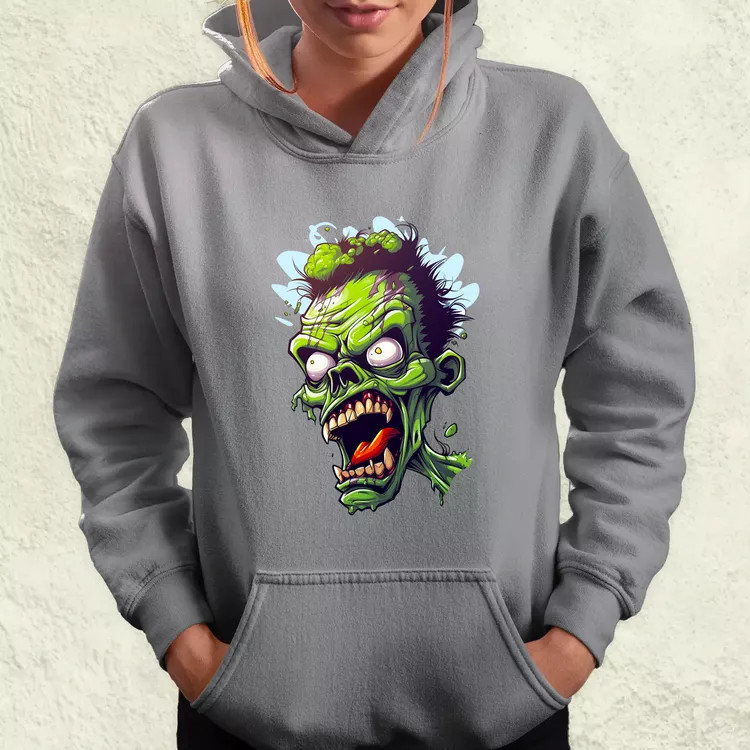 Zombi karikatúra v7 női pulóver