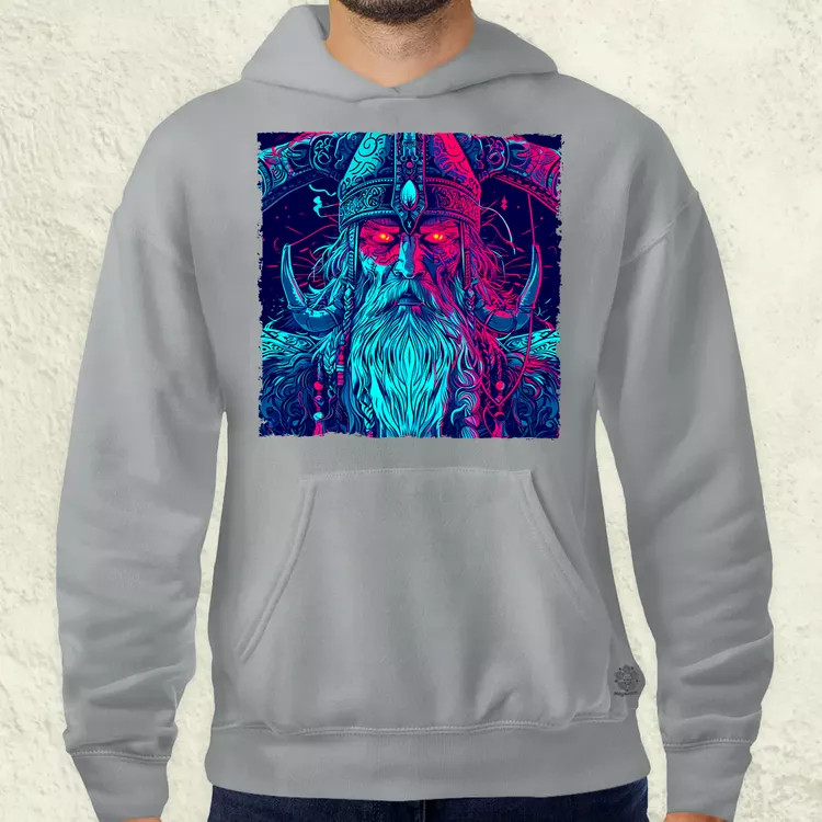 Cyberpunk Viking v1 férfi pulóver