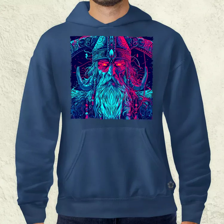 Cyberpunk Viking v1 férfi pulóver