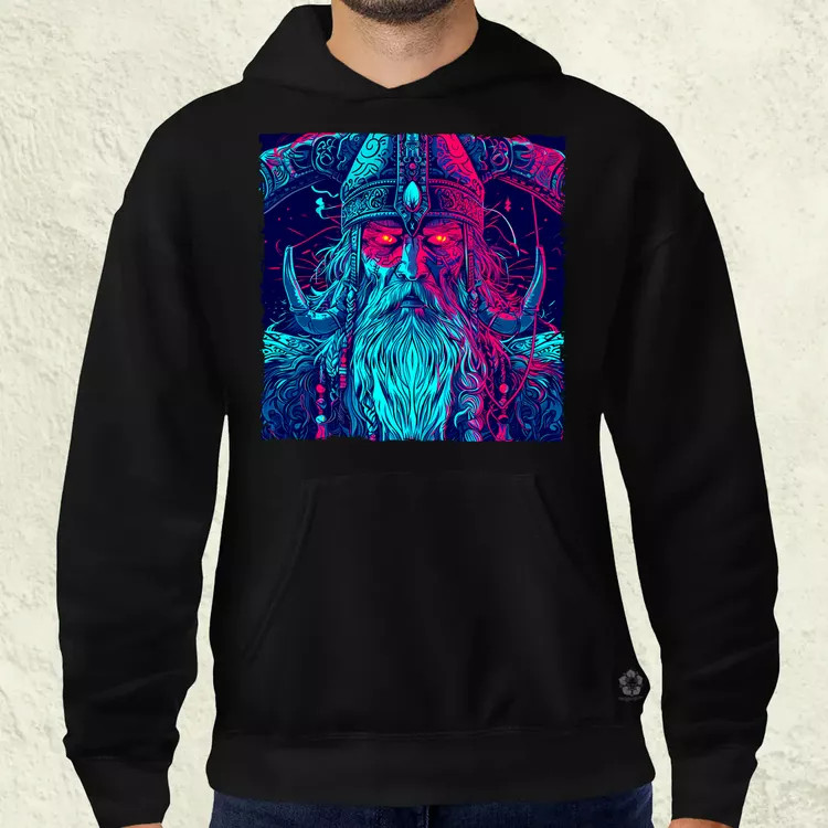 Cyberpunk Viking v1 férfi pulóver