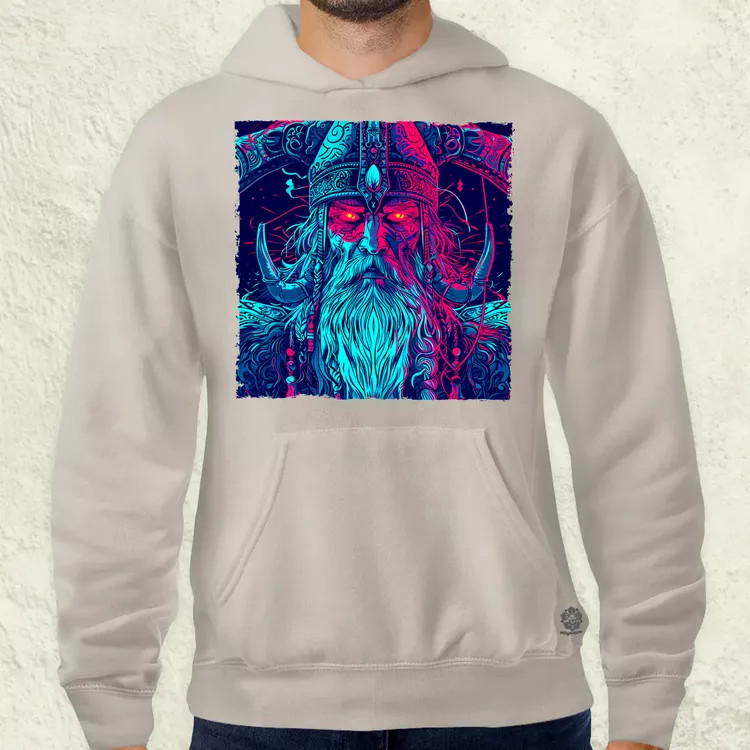 Cyberpunk Viking v1 férfi pulóver