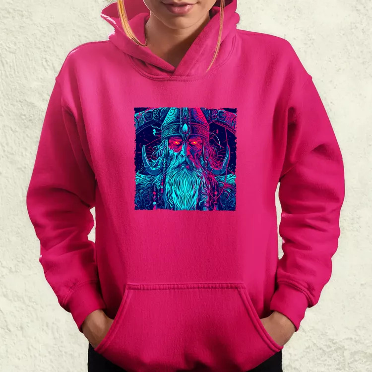 Cyberpunk Viking v1 női pulóver