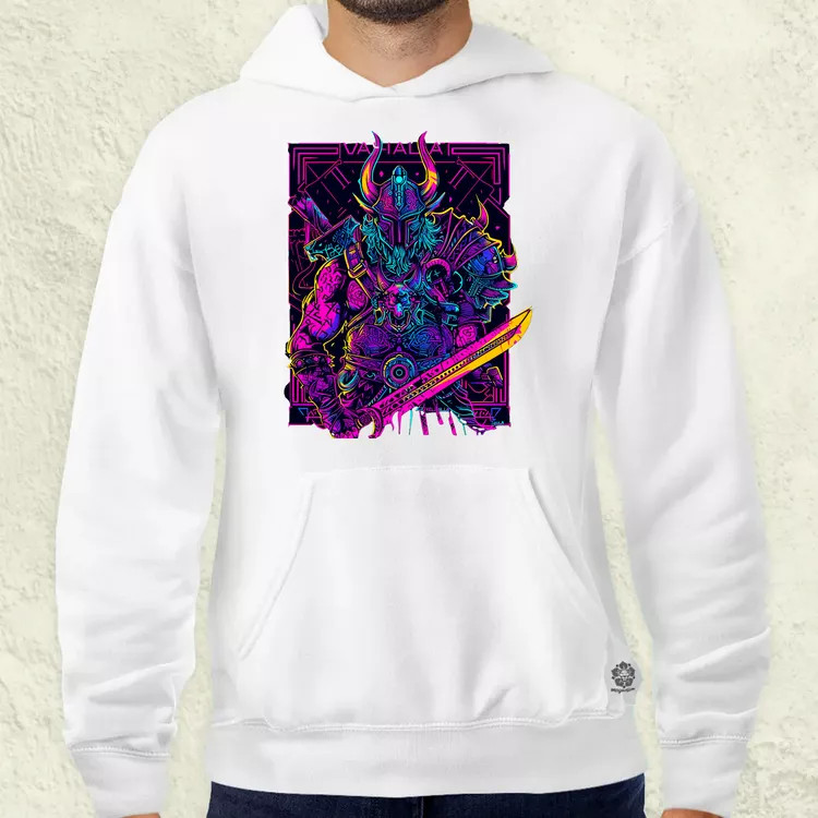 Cyberpunk Viking v2 férfi pulóver