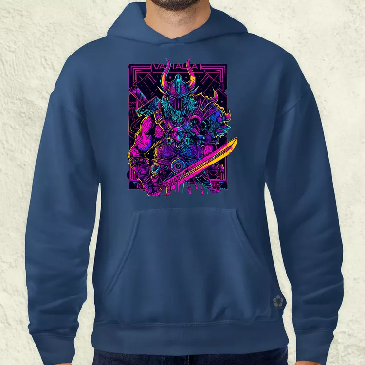 Cyberpunk Viking v2 férfi pulóver