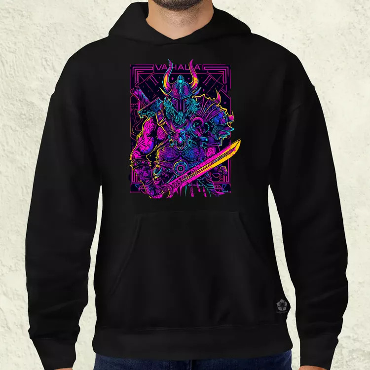 Cyberpunk Viking v2 férfi pulóver