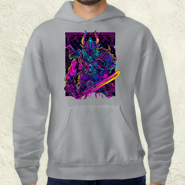 Cyberpunk Viking v2 férfi pulóver
