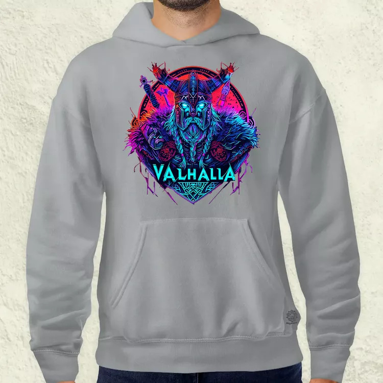 Cyberpunk Viking v4 férfi pulóver