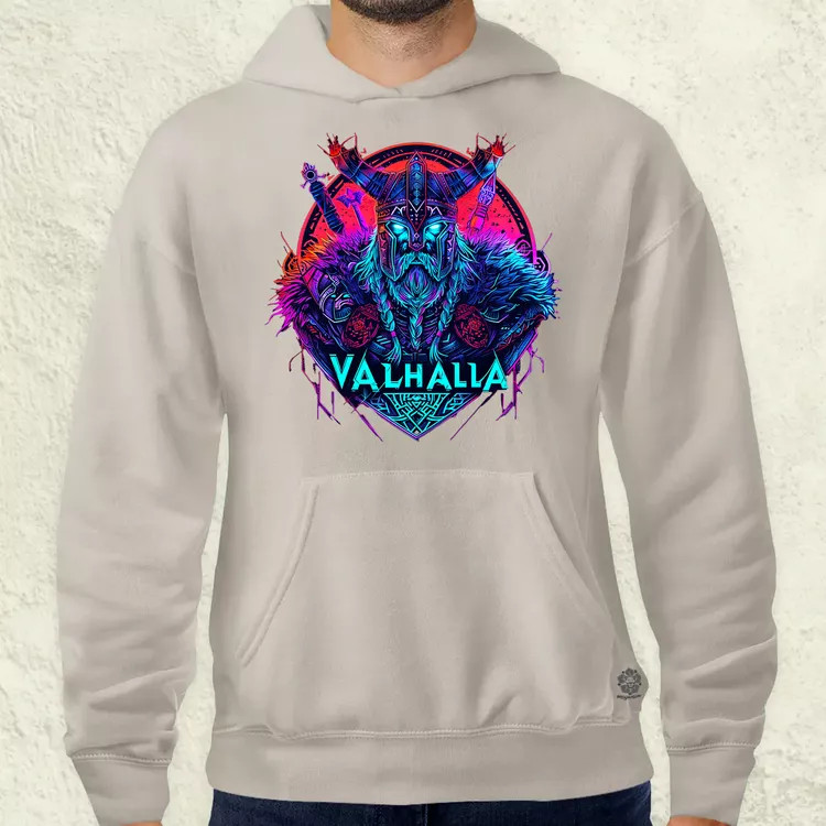 Cyberpunk Viking v4 férfi pulóver
