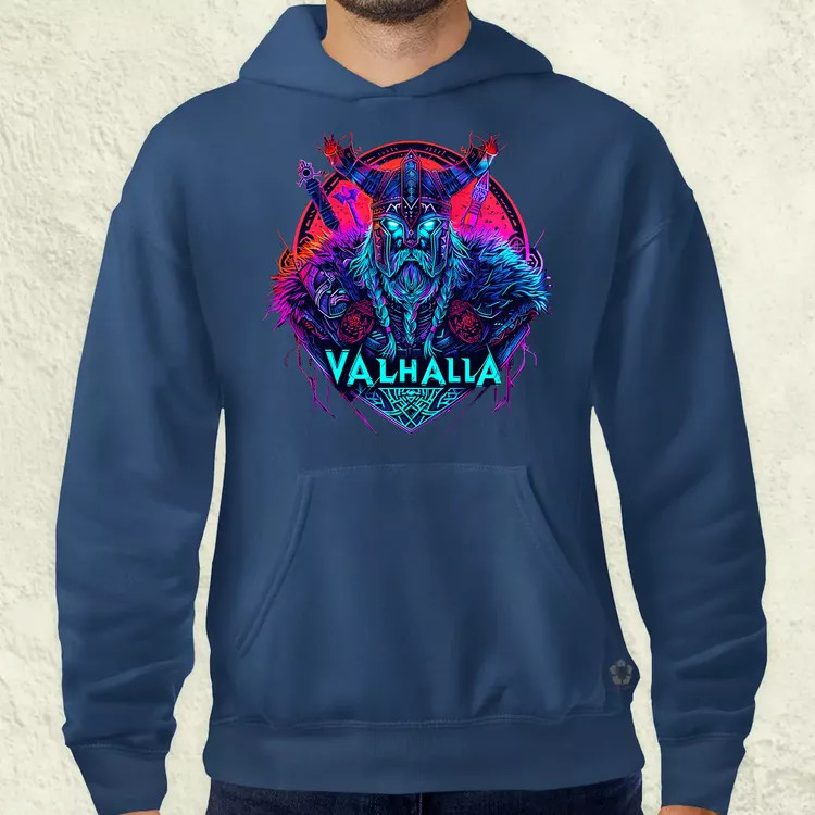 Cyberpunk Viking v4 férfi pulóver