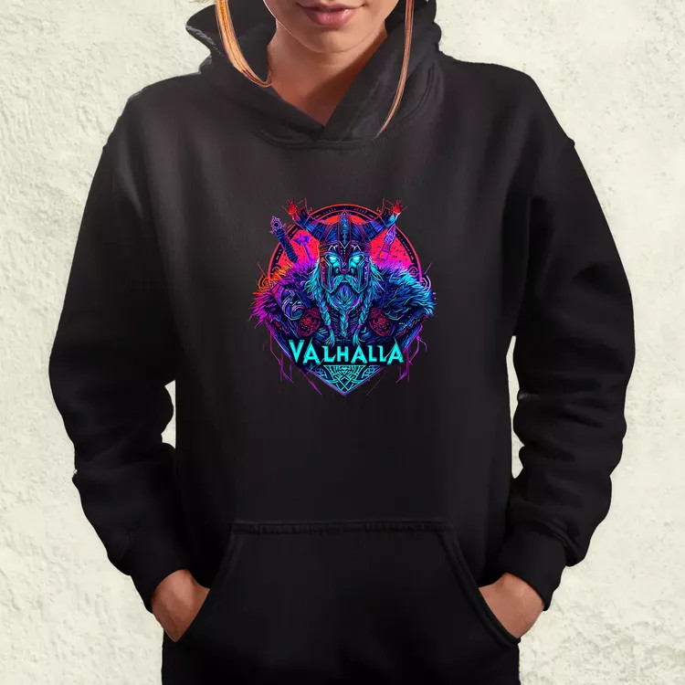 Cyberpunk Viking v4 női pulóver