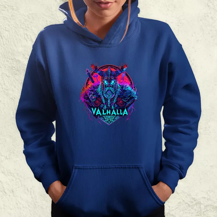 Cyberpunk Viking v4 női pulóver
