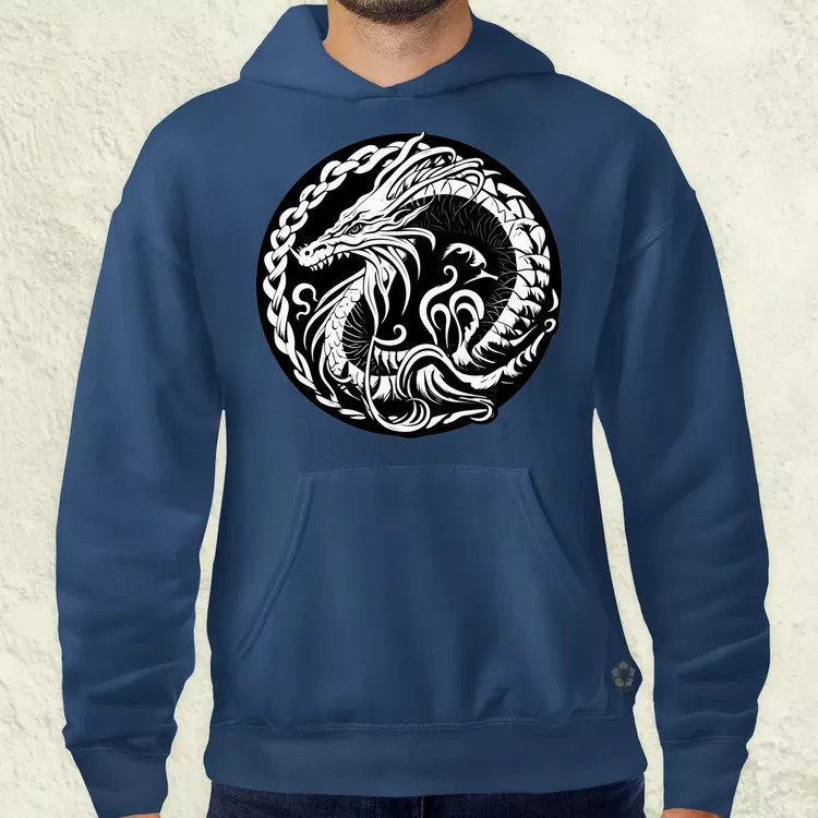 Jörmungandr amulett v1 férfi pulóver