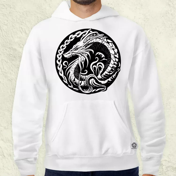Jörmungandr amulett v1 férfi pulóver