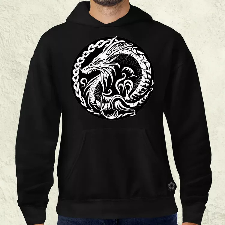 Jörmungandr amulett v1 férfi pulóver