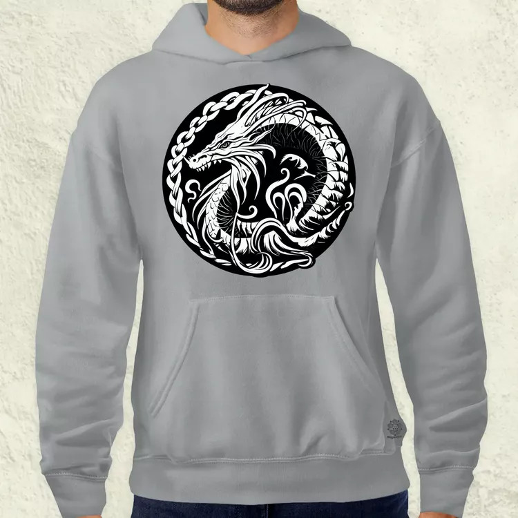 Jörmungandr amulett v1 férfi pulóver