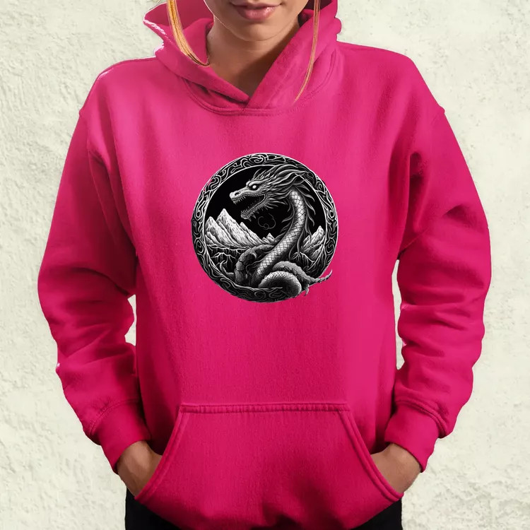 Jörmungandr amulett v4 női pulóver