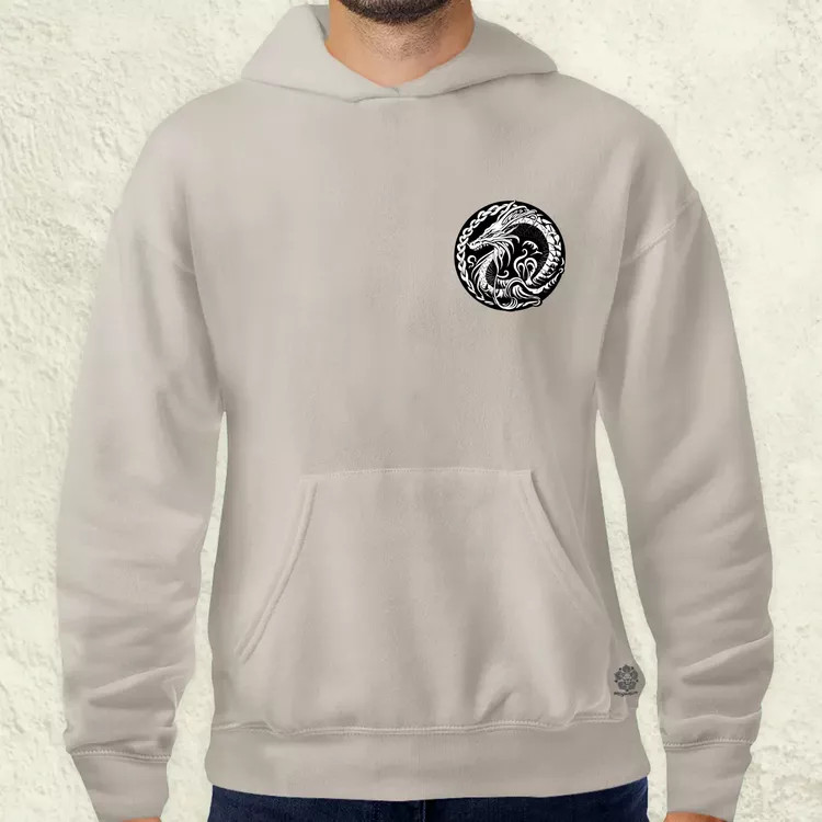 Jörmungandr amulett zseb v1 férfi pulóver