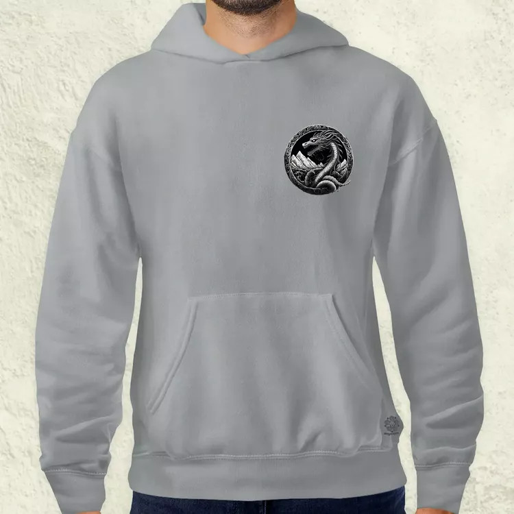 Jörmungandr amulett zseb v2 férfi pulóver