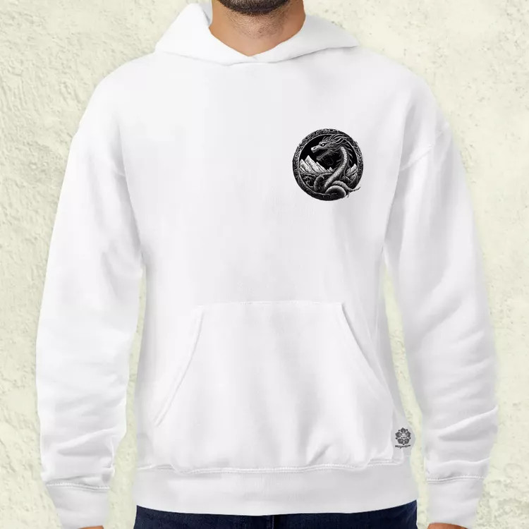 Jörmungandr amulett zseb v2 férfi pulóver