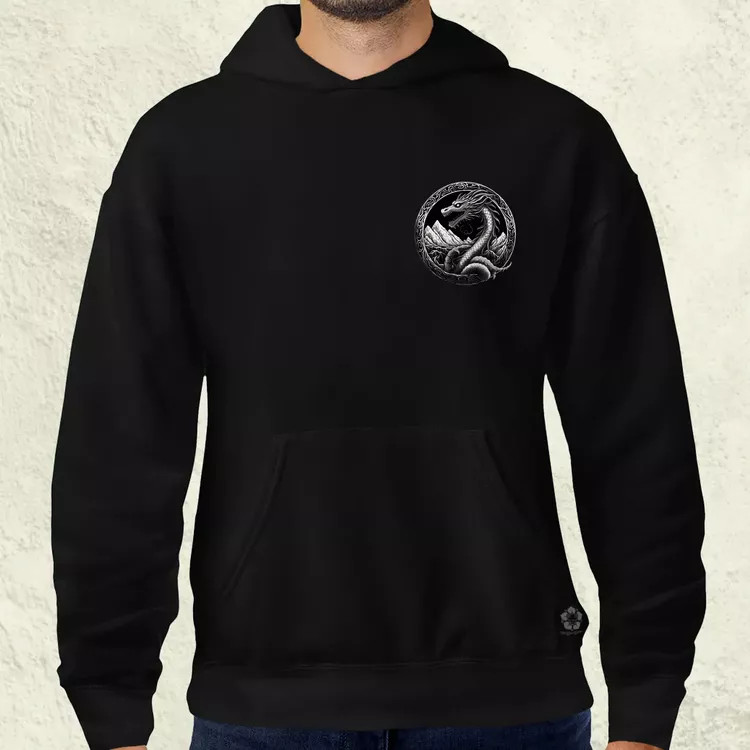 Jörmungandr amulett zseb v2 férfi pulóver