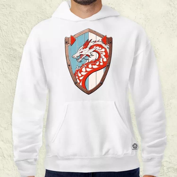 Jörmungandr pajzs férfi pulóver