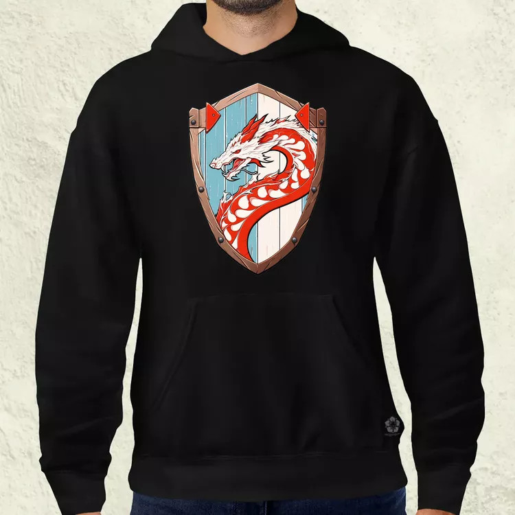 Jörmungandr pajzs férfi pulóver