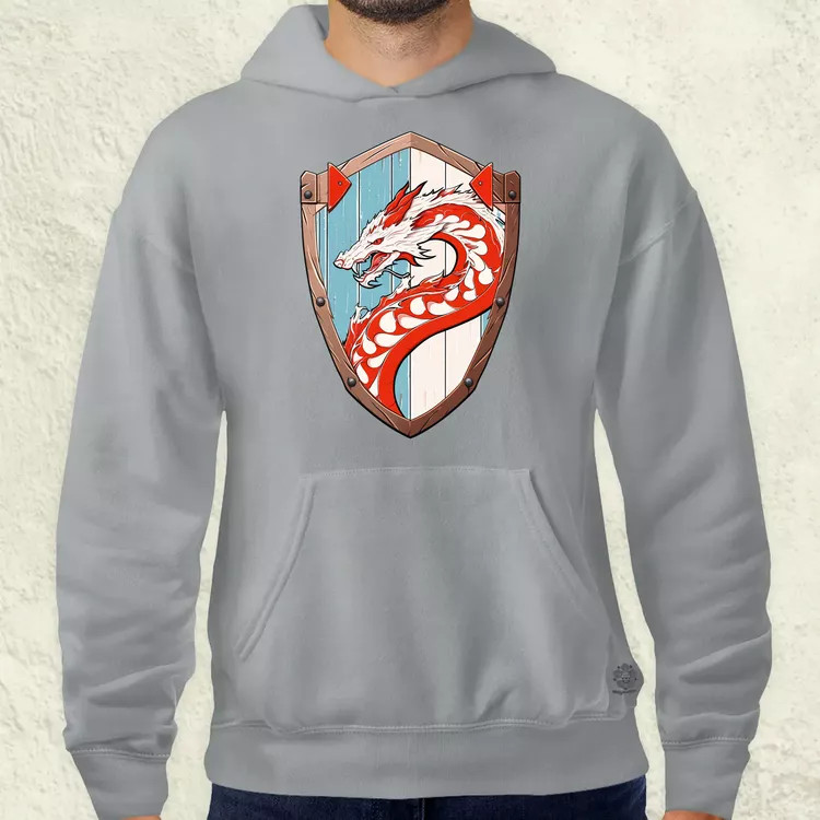 Jörmungandr pajzs férfi pulóver