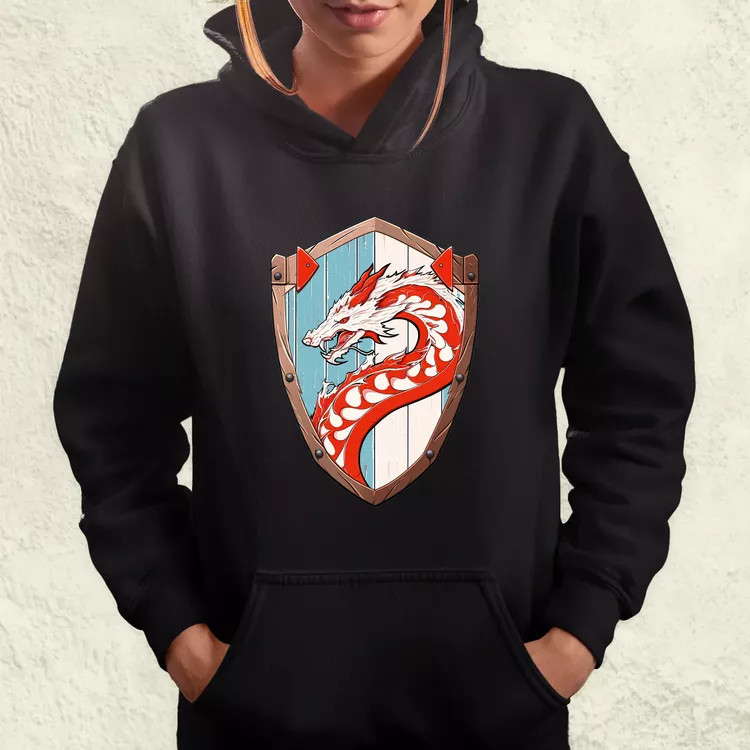 Jörmungandr pajzs női pulóver