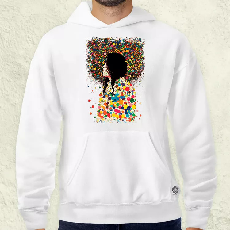Pointillizmus vágyakozás férfi pulóver