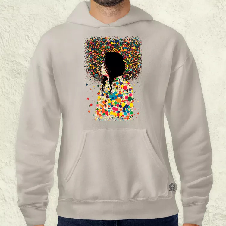 Pointillizmus vágyakozás férfi pulóver