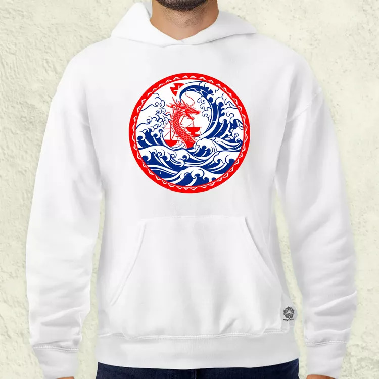 Jörmungandr v2 férfi pulóver
