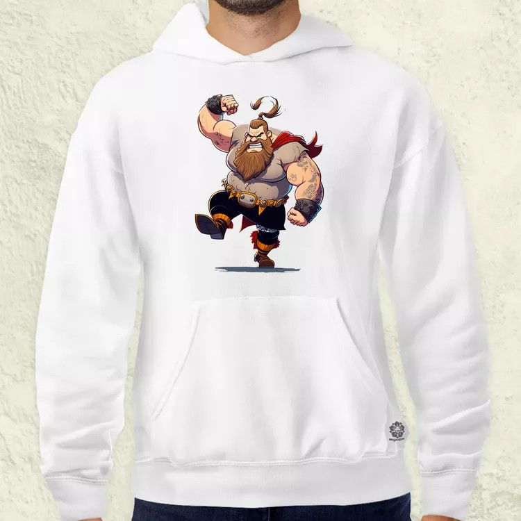 Képregény viking v2 férfi pulóver