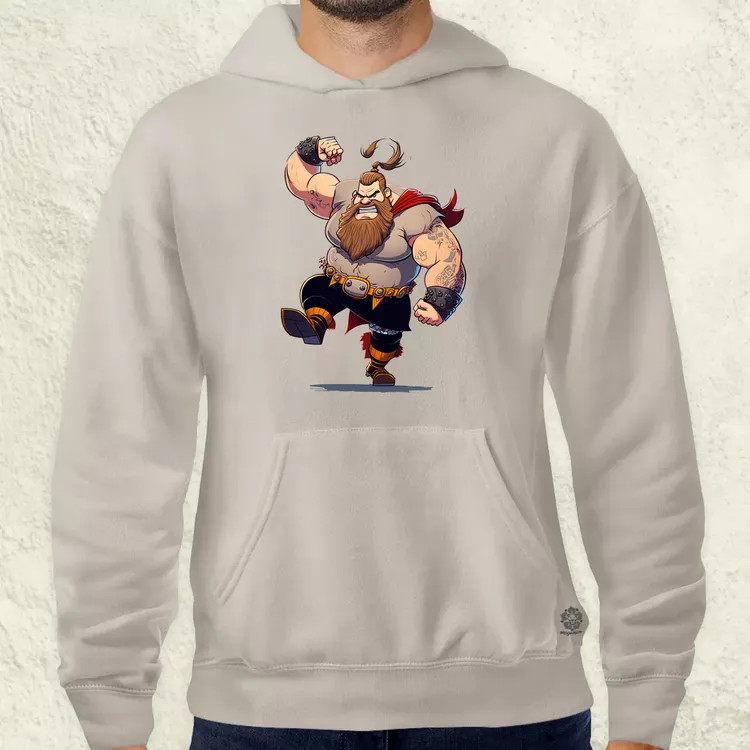 Képregény viking v2 férfi pulóver