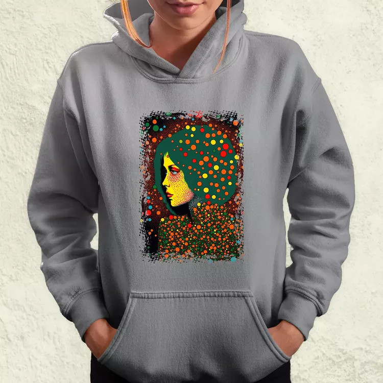 Pointillizmus válasz női pulóver