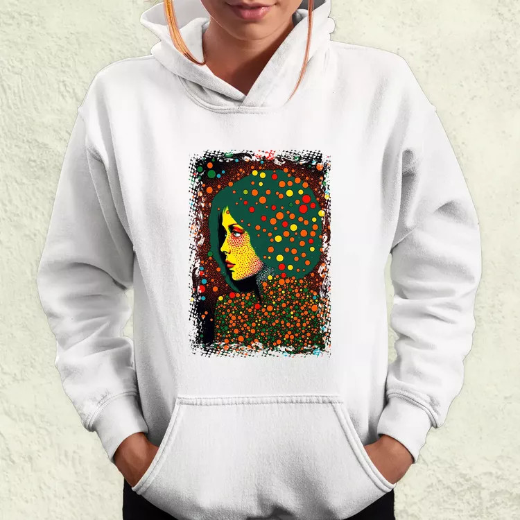 Pointillizmus válasz női pulóver