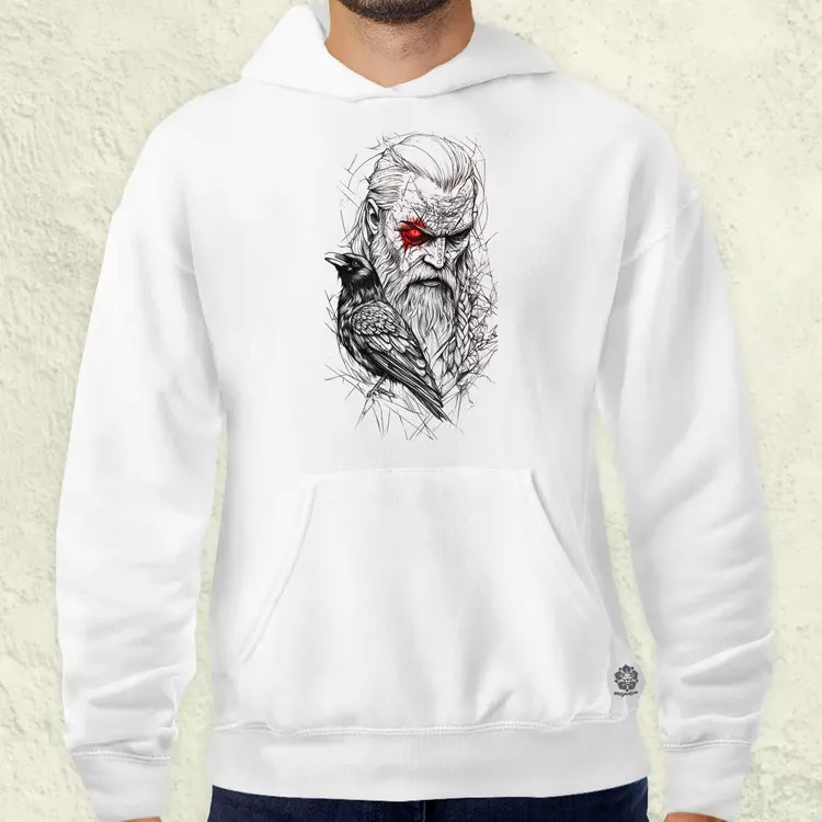 Odin tetoválás v4 férfi pulóver