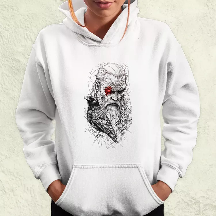 Odin tetoválás v4 női pulóver