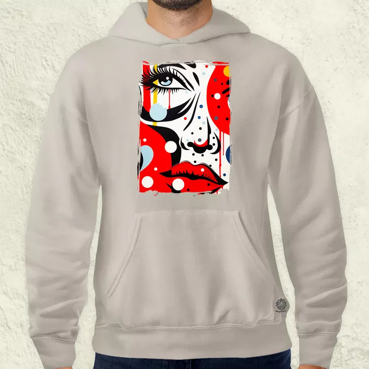 Pop art arc v2 férfi pulóver