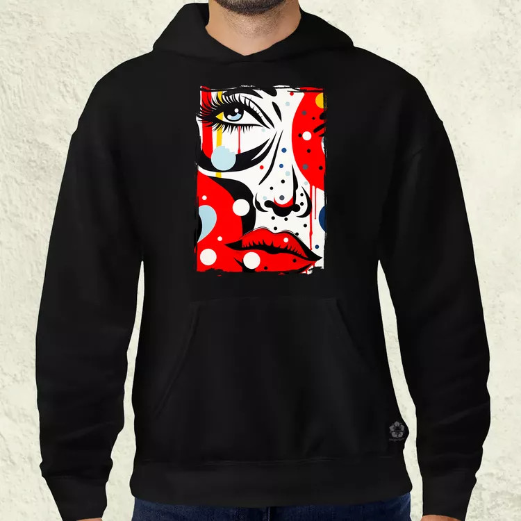 Pop art arc v2 férfi pulóver