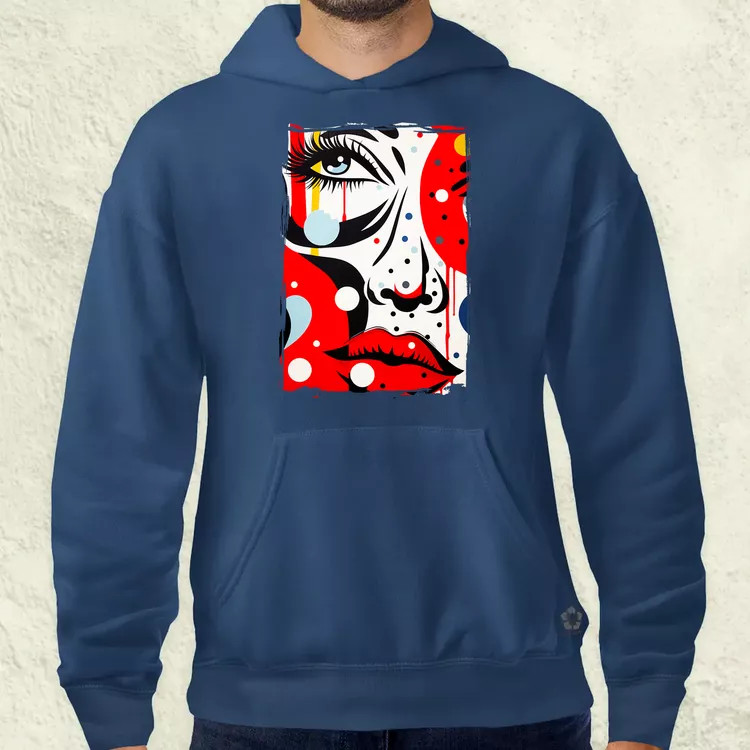 Pop art arc v2 férfi pulóver